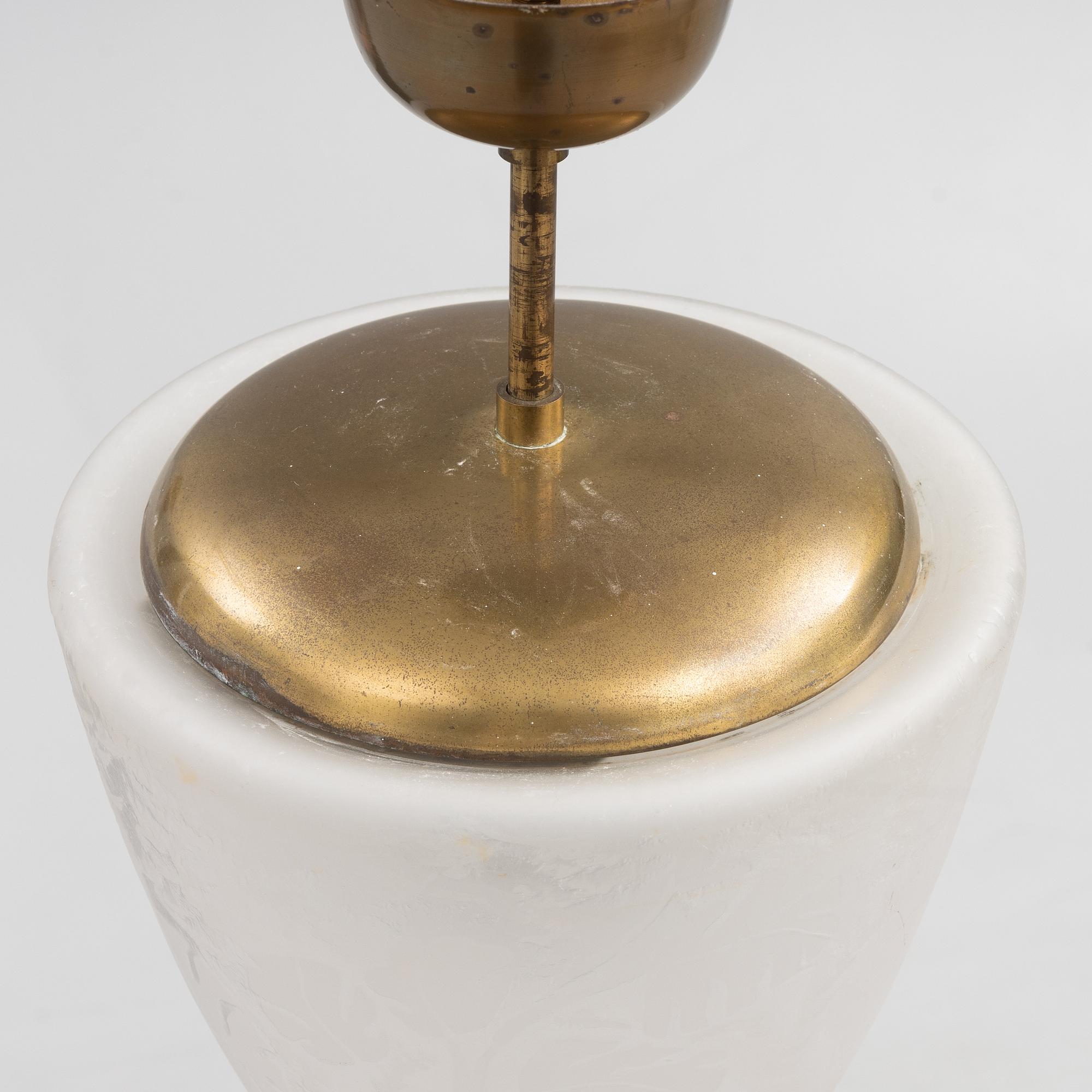 Edvard Hagman AB, a ceiling lamp, model "3133 D", 1940s.
