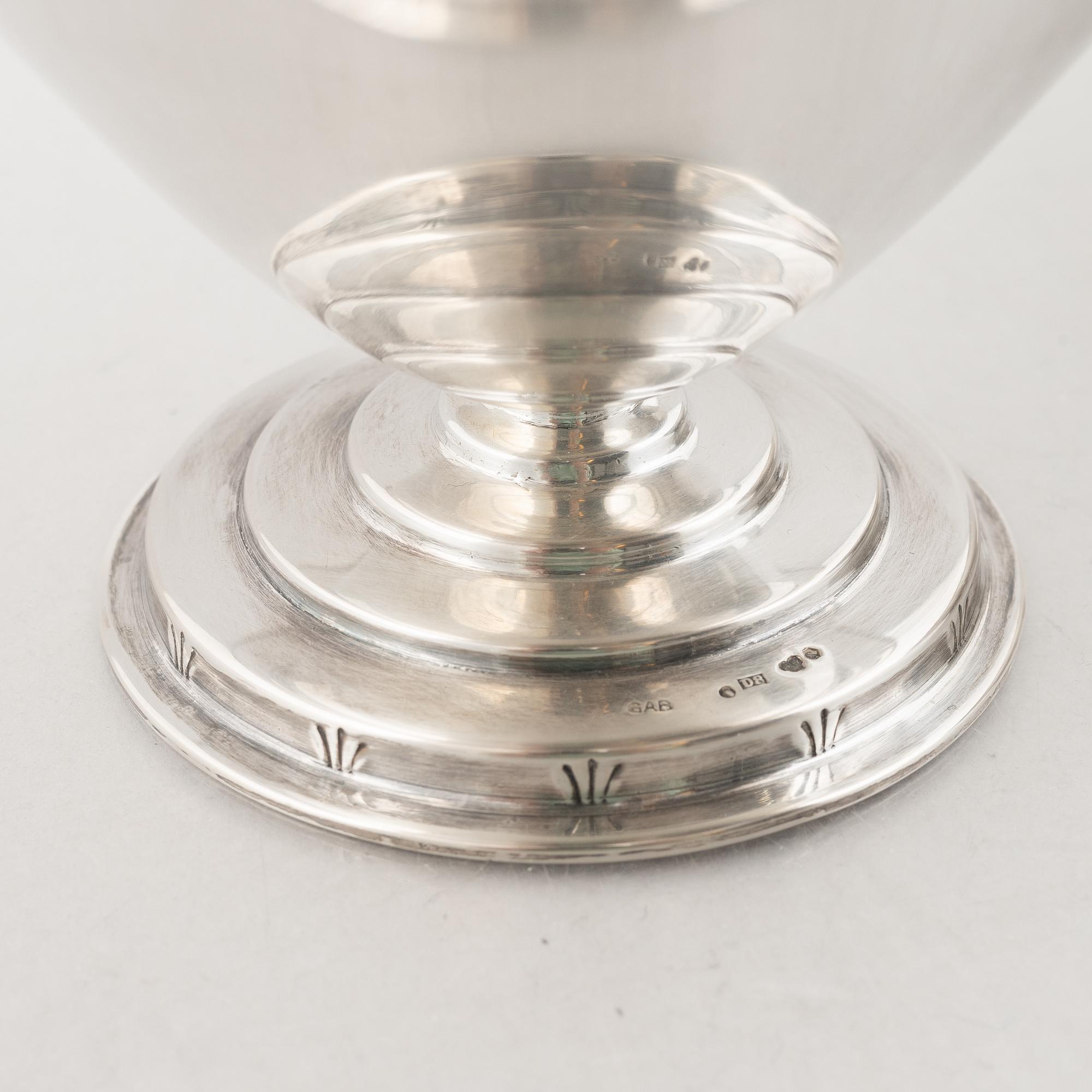 Two Swedish silver bowls, including GAB, Stockholm 1930.