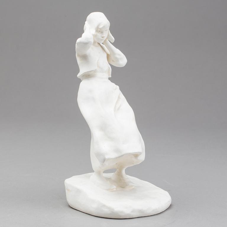 RUTH MILLES, sculpture, signed, plaster.