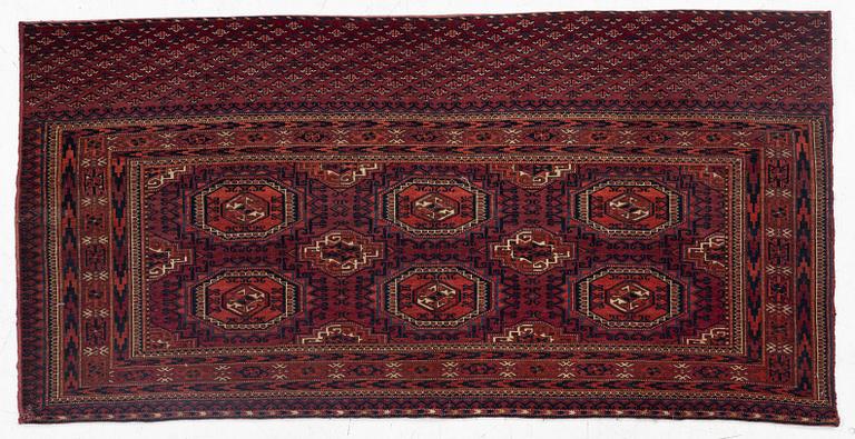 Antique Tekke Turkmen Chuval c 150 x 75 cm.