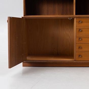 Yngvar Sandström, Bookcase/shelving system, 3 pieces, Seffle Möbelfabrik, second half of the 20th century.