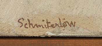 Bertram Schmiterlöw, oil on canvas, signed.