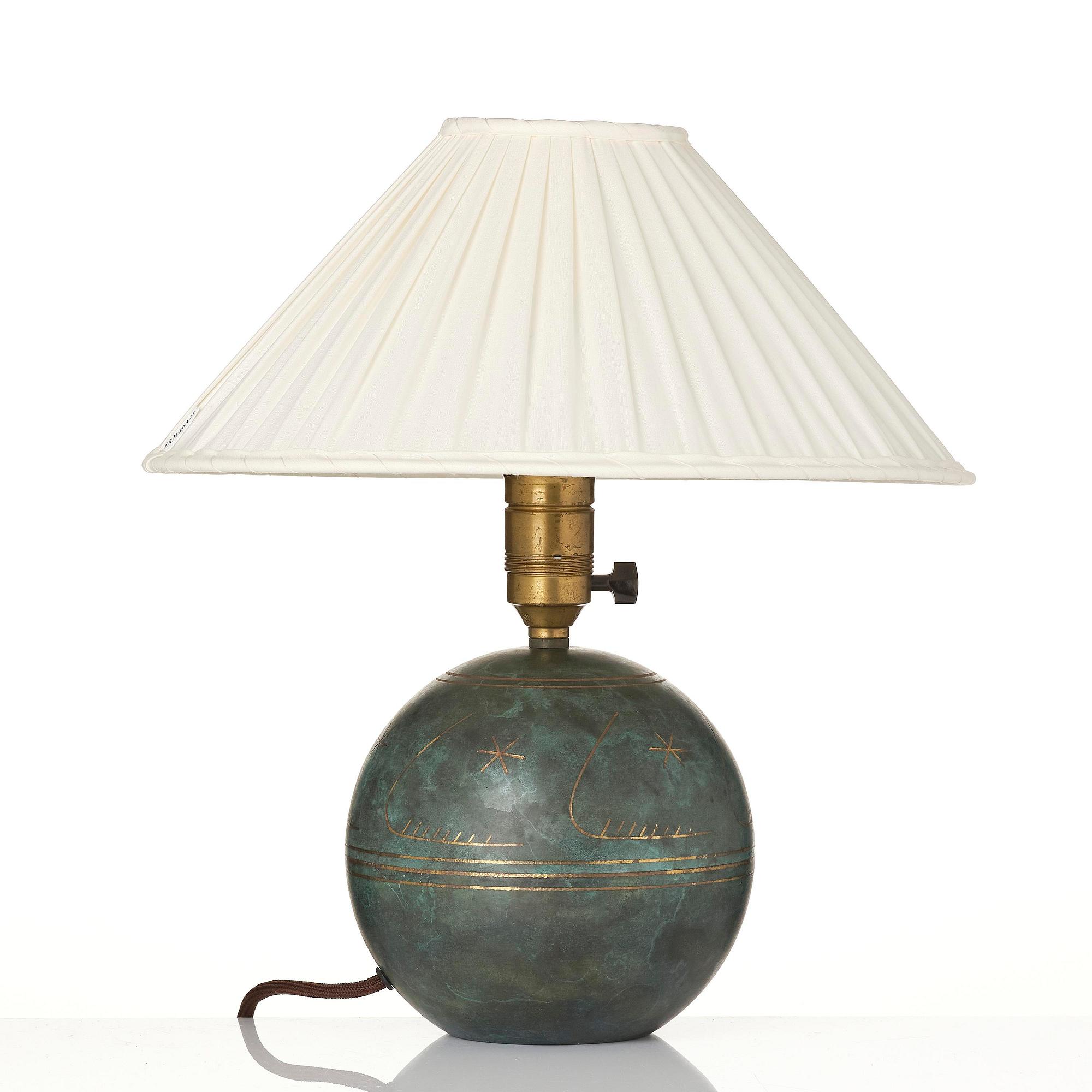 Erik Tidstrand, a table lamp model "28521", Nordiska Kompaniet, 1930s.