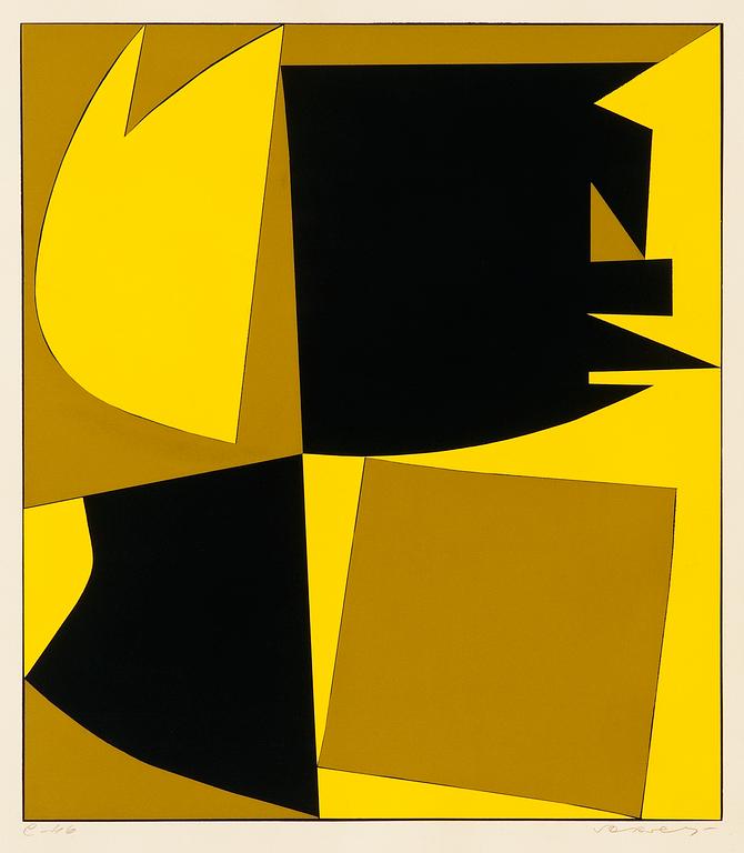 Victor Vasarely, "LE BARON".