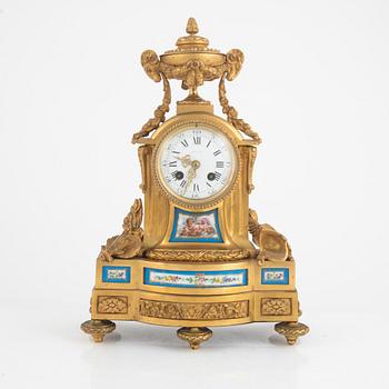 A Louis XVI style mantel clock, Paris, France, late 19th century.