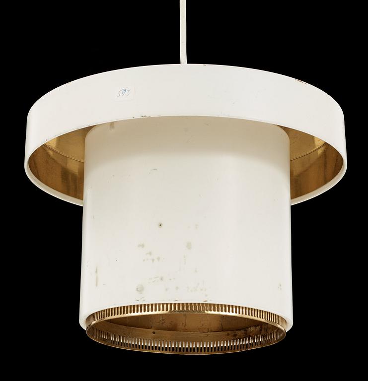 An Alvar Aalto 'A 201' pendant lamp, Valaistustyö Ky, Finland 1950's.