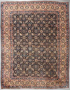 A KASHMAR RUG, 385 x 297 cm.