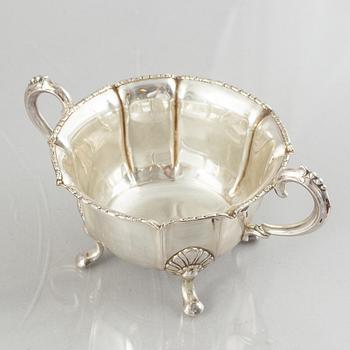 Kaffeservis, 3 delar, silver, rokokostil, Norge, 1935.