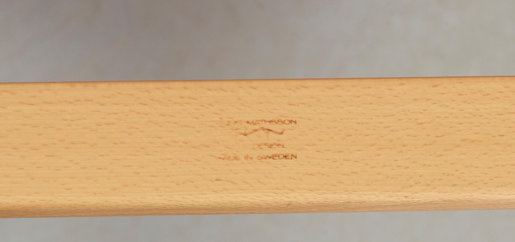 FÅTÖLJ med FOTPALL, "Pernilla", Bruno Mathsson, 1995.