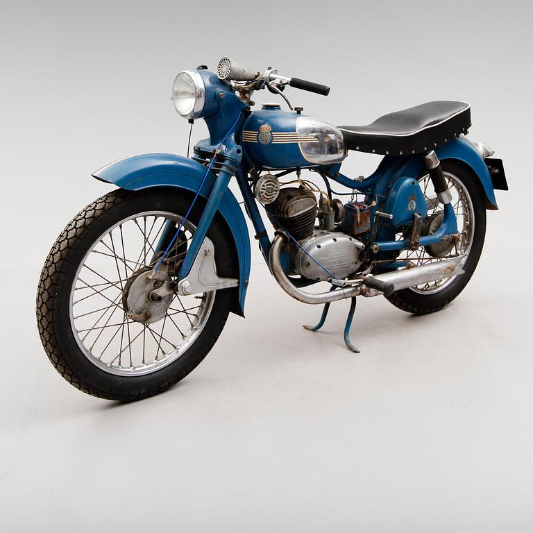 MOTORCYKEL, Husqvarna 281 Drömbågen, 1953.