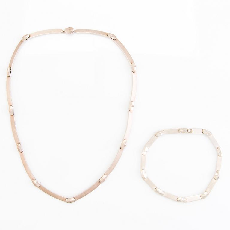 LAPPONIA, KAULAKORU ja RANNEKORU, sterling hopeaa, 1982-1998.