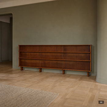 Gustav Axel Berg, bookcase, mid-20th century.
