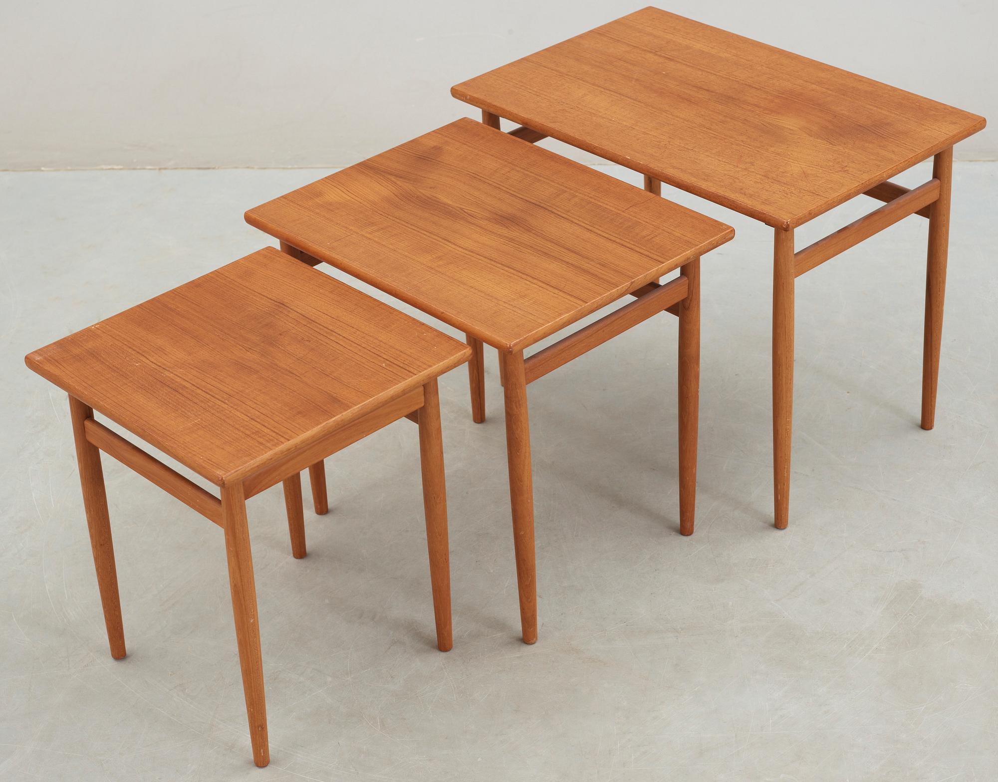 SATSBORD, 3 delar, 1950-60-tal.