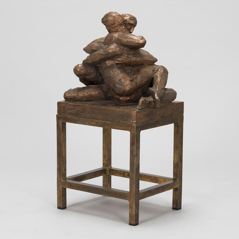 Taisto Martiskainen, skulptur, brons, signerad och daterad 1979.