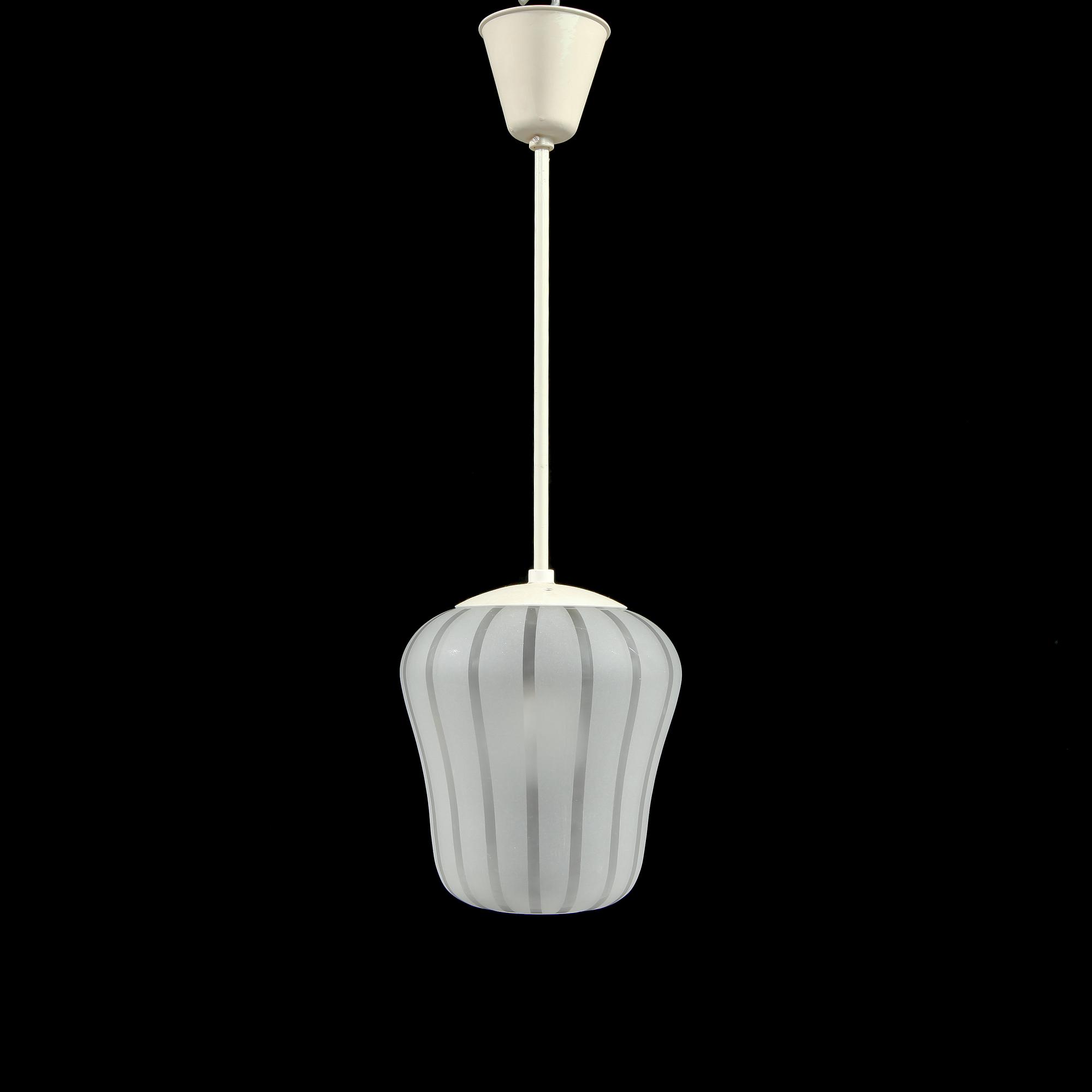 TAKLAMPA, 1940/1950-tal. Höjd ca 65 cm.