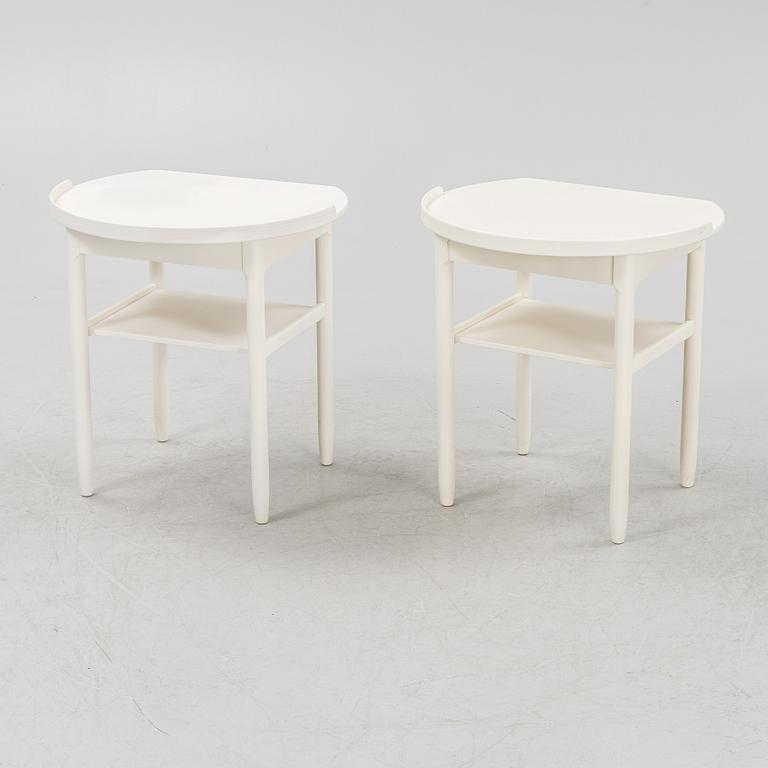 Sven Engström & Gunnar Mystrand, a pair of bedside tables, Bodafors, 1963-64.