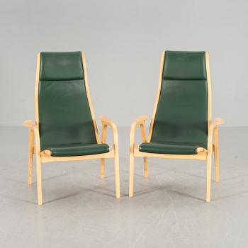 FÅTÖLJER, ett par, "Lamino", Yngve Ekström, Swedese.