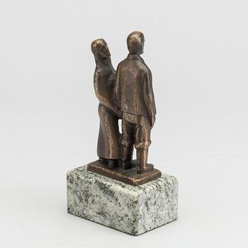AXEL OLSSON, sculpture, bronze. Signed.
