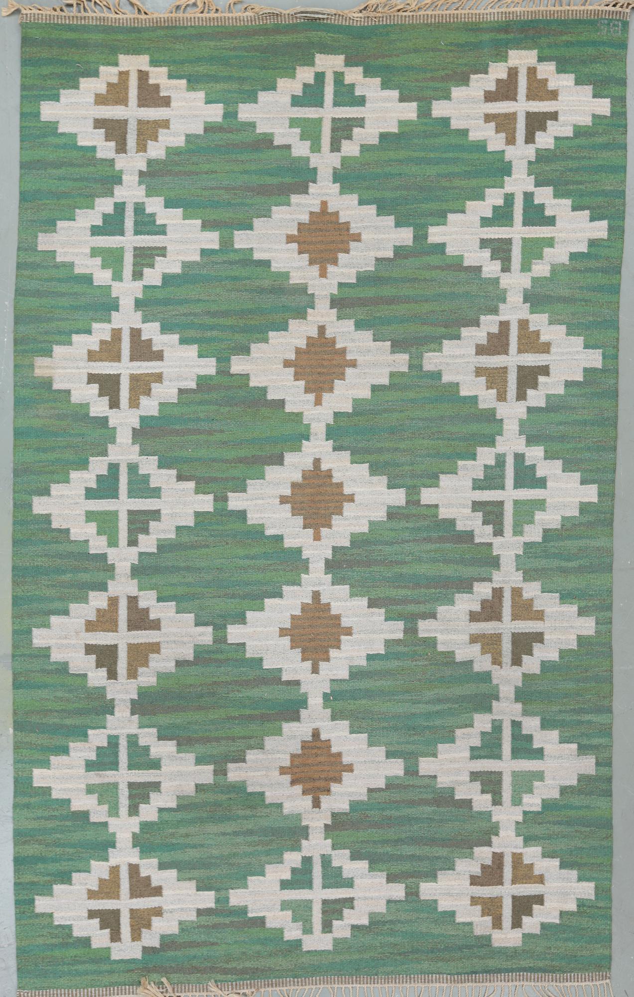 MATTA, rölakan, Barbro Sprinchorn, signerad BS. Ca 300x187 cm.