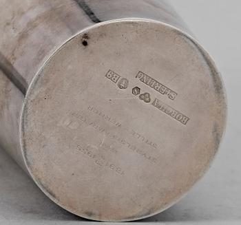 BÄGARE, sterlingsilver, Borgila, Stockholm, 1952. Ca 457g.