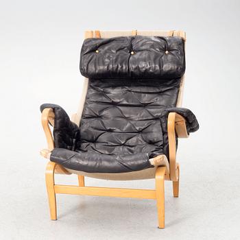 Bruno Mathsson, armchair with footstool, "Pernilla", Dux.