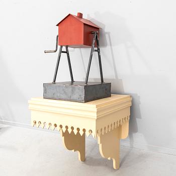 Peter Johansson, Skulptur, "Stuga", 2022.