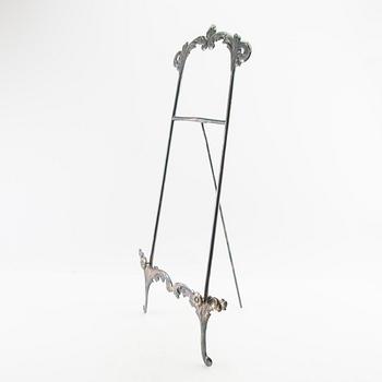 Fotografi/Tavel-ställ tidigt 1900-tal nysilver.