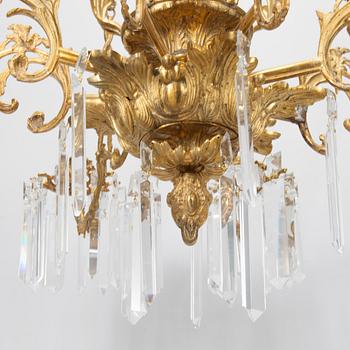 TAKKRONA, biedermeier, 1800-talets mitt. Höjd 101 cm.