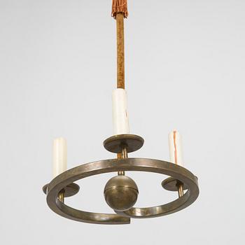 Paavo Tynell, a 1930s, '1423' pendant light for Taito.