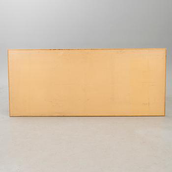 ALVAR AALTO, musta linoleum pöytälevy, 1960/1970-luku.