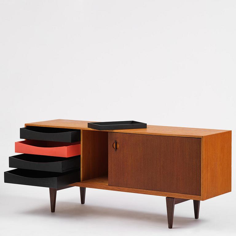 Erik Wørts, sideboard, Kjellerup Møbelfabrik, Danmark, 1960-tal.