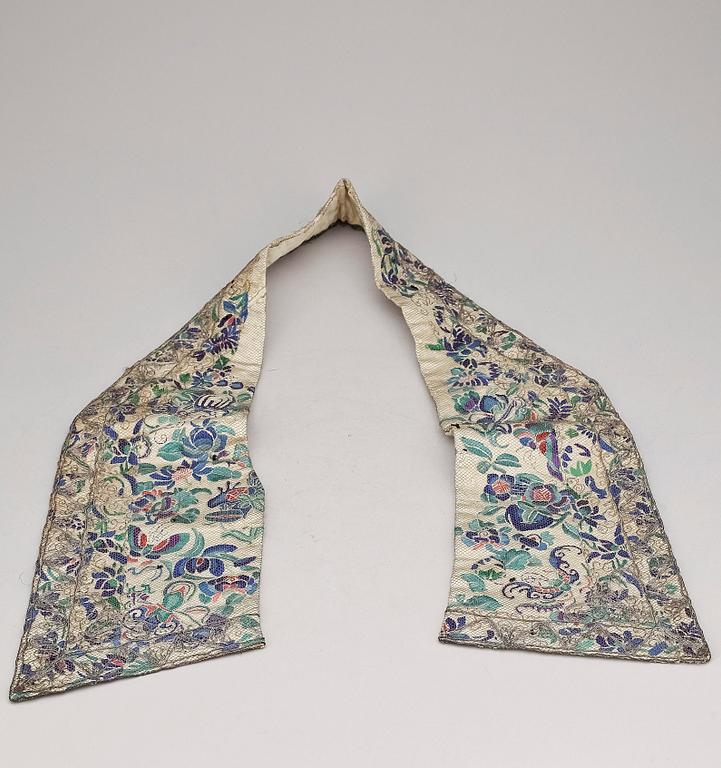 PARTI DRÄKTER, 4 delar, Kina, 1900-talets början.