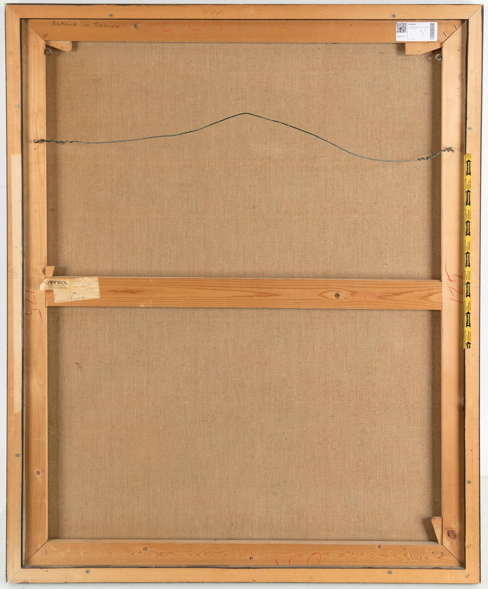 JÖRG REMÉ, oil on canvas. Signed J. Remé and dated 77.