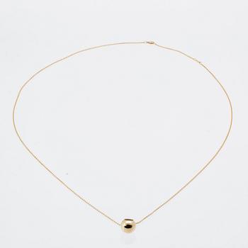 Jacqueline Rabun 18K gold necklace "Cave" set with round brilliant-cut diamonds, for Georg Jensen.