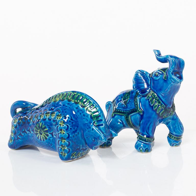 Bertil Vallien, skulpturer, ett par, Kosta Boda.