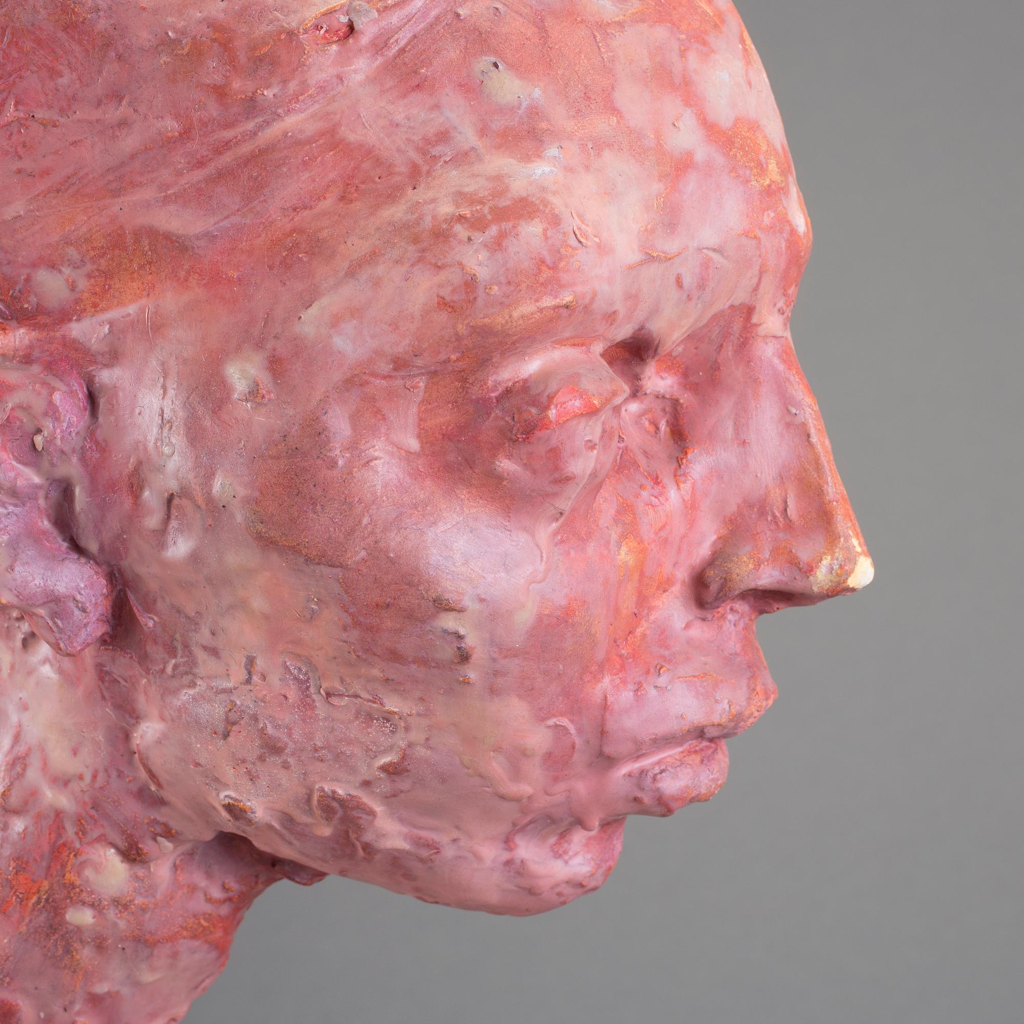 SKULPTUR, Anne-Marie Nordin, patinerat gips, ej signerad.