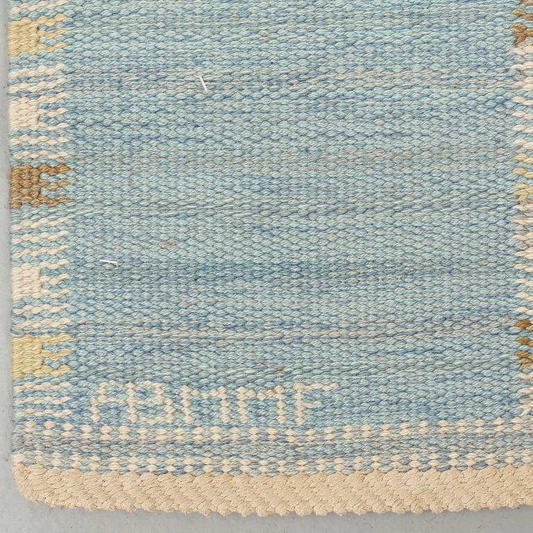 Barbro Nilsson, MATTO, "Falurutan, Duhs", flat weave, ca 408 x 225,5 cm, signed AB MMF BN.