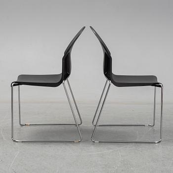 RICHARD SAPPER, a set of 7 'Aida' chairs, for Magis.