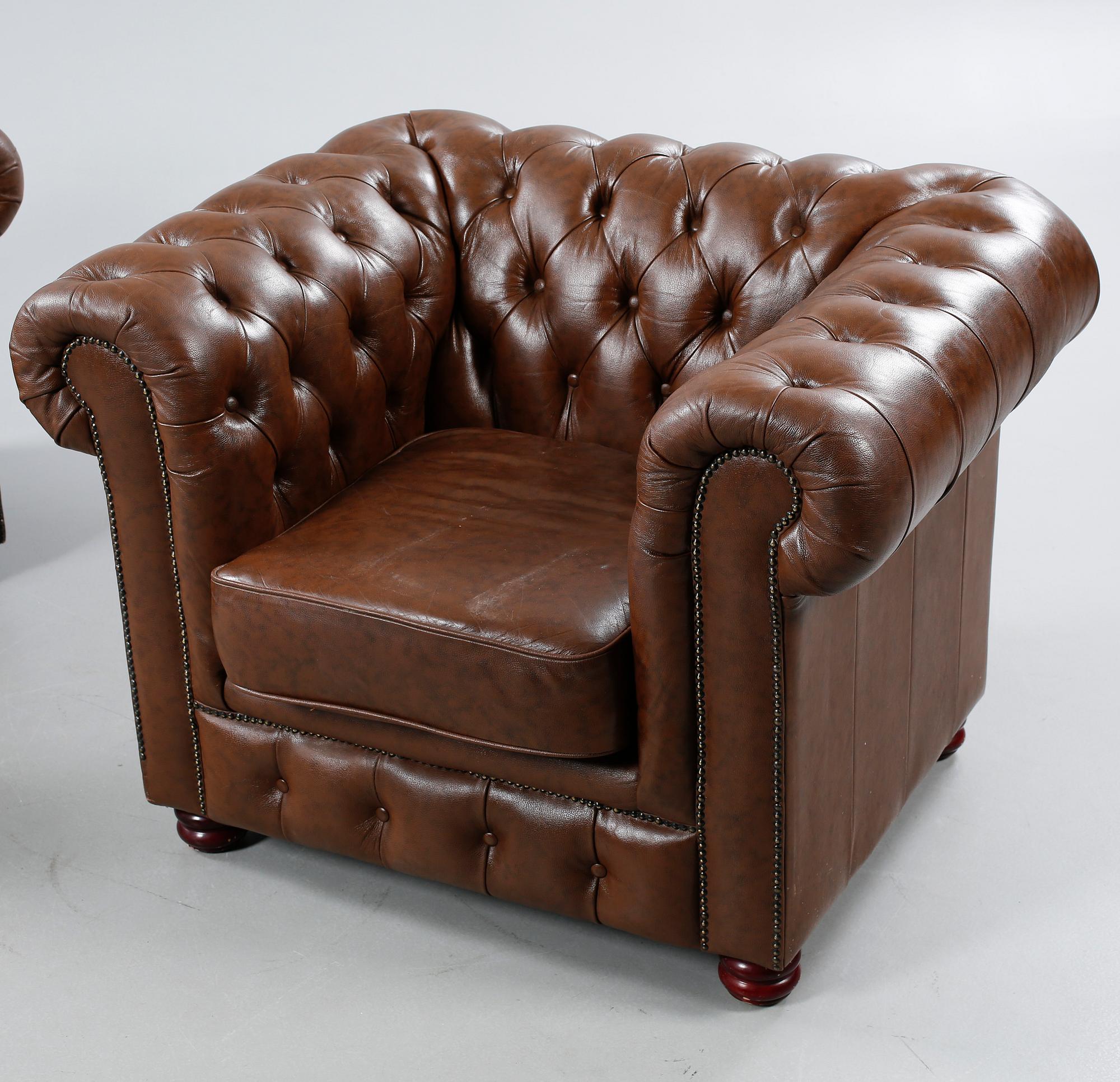 Two armchairs from the second half fo the 20th century.