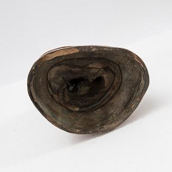 Buddha, brons, troligen sen Ming (1368-1644).