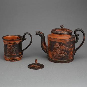 TEKANNA, lergods, 1800-tal.