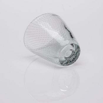 VAS, glas, signerad G. Nyman, Nuutajärvi, Notsjö, -54.