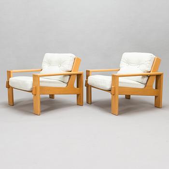 Esko Pajamies, a pair of 1980's 'Bonanza' armchairs for Asko.