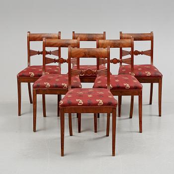 STOLAR, 6 st, Karl-Johan, 1800-talets första hälft.