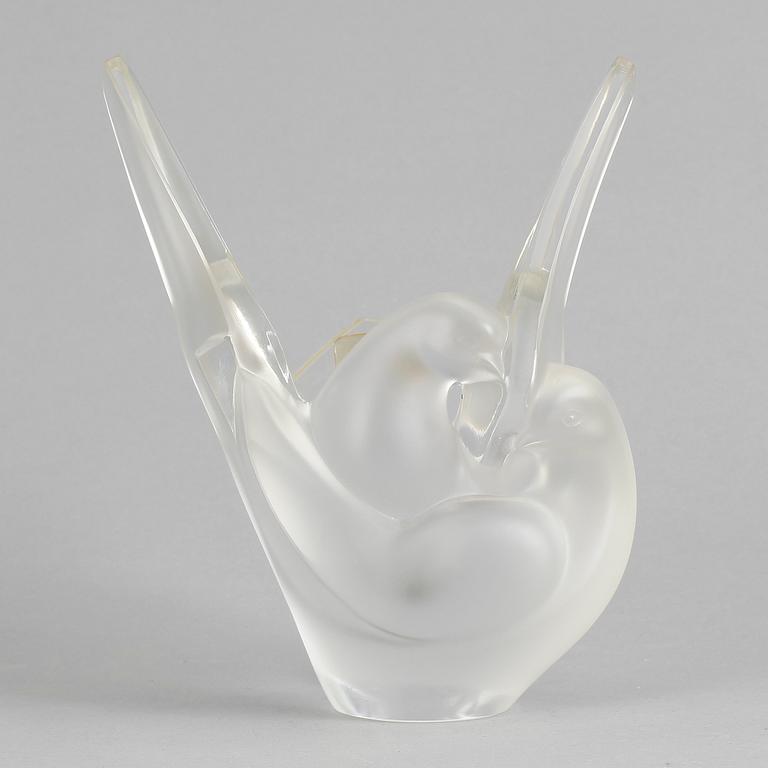 VAS, glas Lalique Frankrike. 1900-tal.