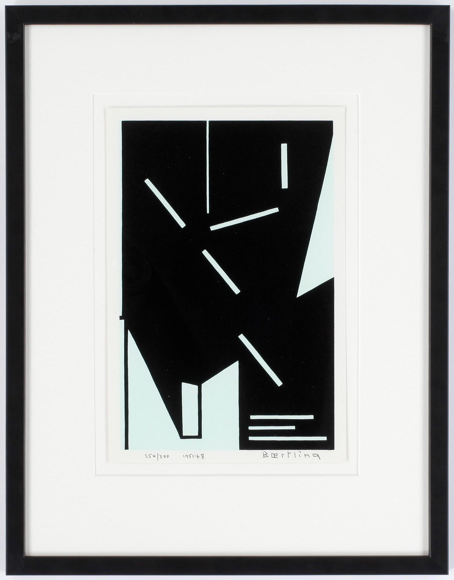 OLLE BAERTLING, färgserigrafi. Signerad och daterad 1951-68. Numrerad 254/300.