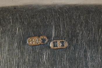 CIGARETTETUI, silver, Ryssland, 1880-tal.