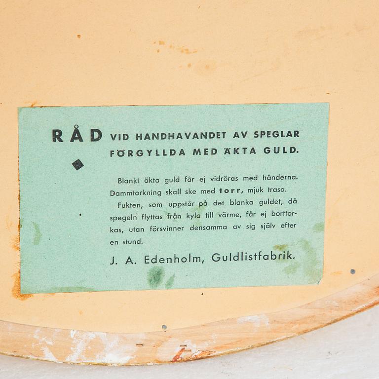 Spegel, gustaviansk stil, Edenspegel, Gustafs, 1900-talets mitt.