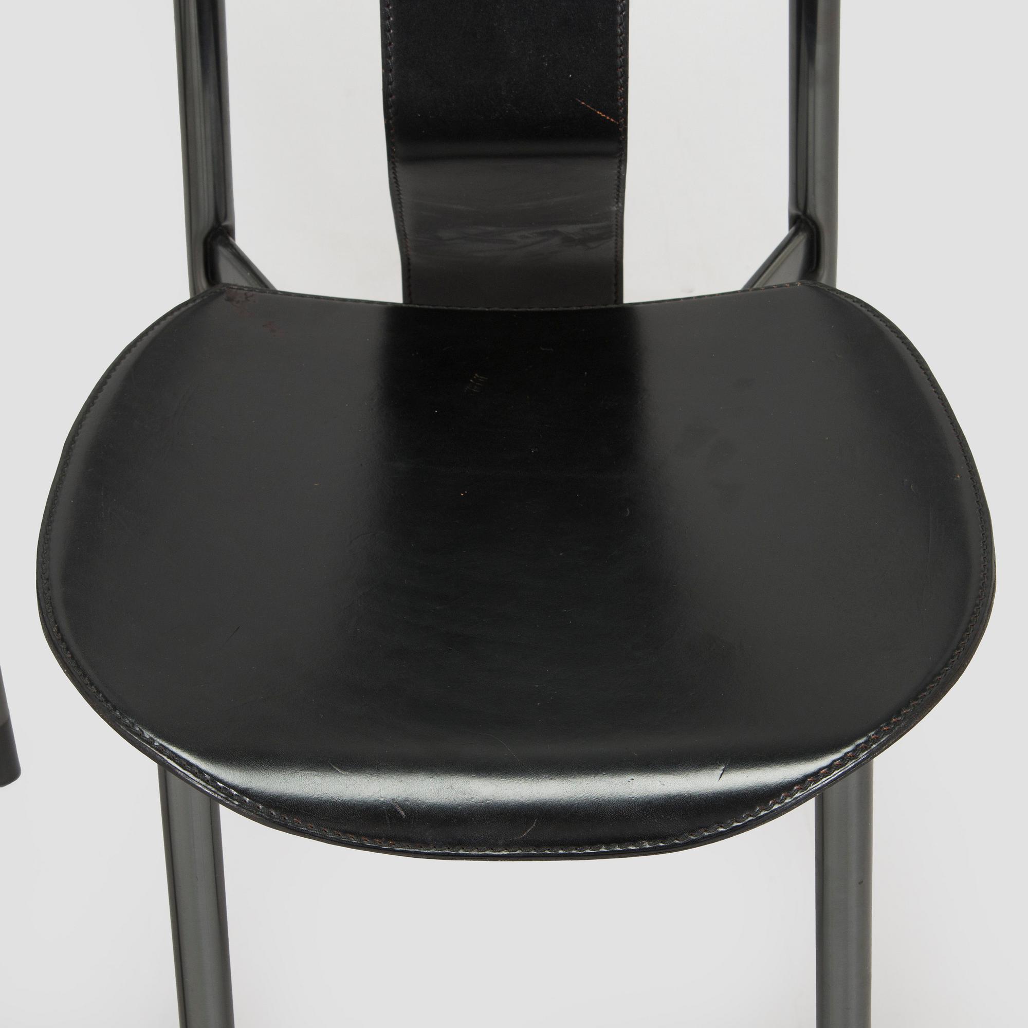 Achille Castiglioni, four 'Irma' chairs, Zanotta, Italy.