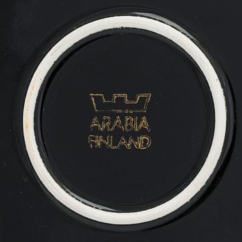 Howard Smith, koristelautanen keramiikkaa, signeerattu H Smith, Arabia Finland.